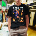 K wave Rope It Cowboy Fire Shirt Unisex