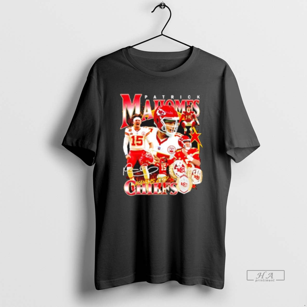 Official Kansas City Chiefs Patrick Mahomes Graphic Signature
