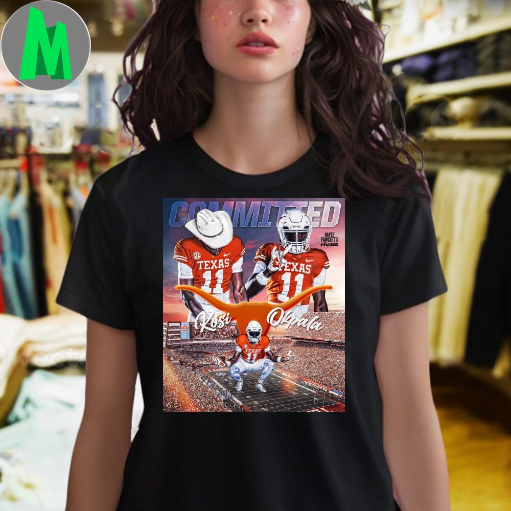 Kosi Okpala Texas Longhorns Committed Hayes Fawcett 3 Football Recruit Unisex