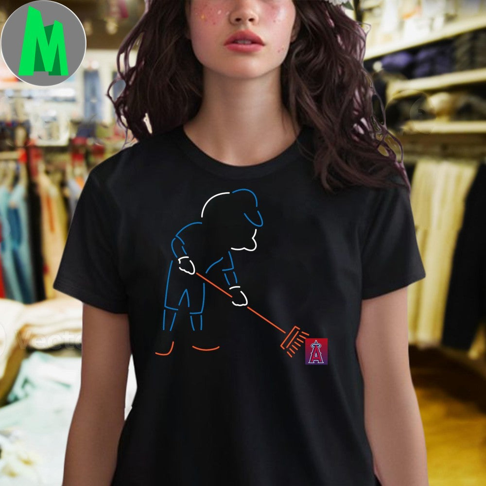 LFGM New York Mets Mr. Met Neon Shirt Unisex