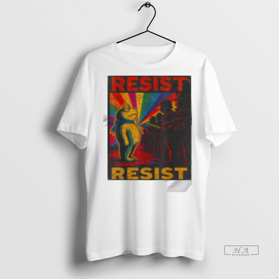 Official Lgbtq Portland Frog Protest Resist Activist T Men Shirt
