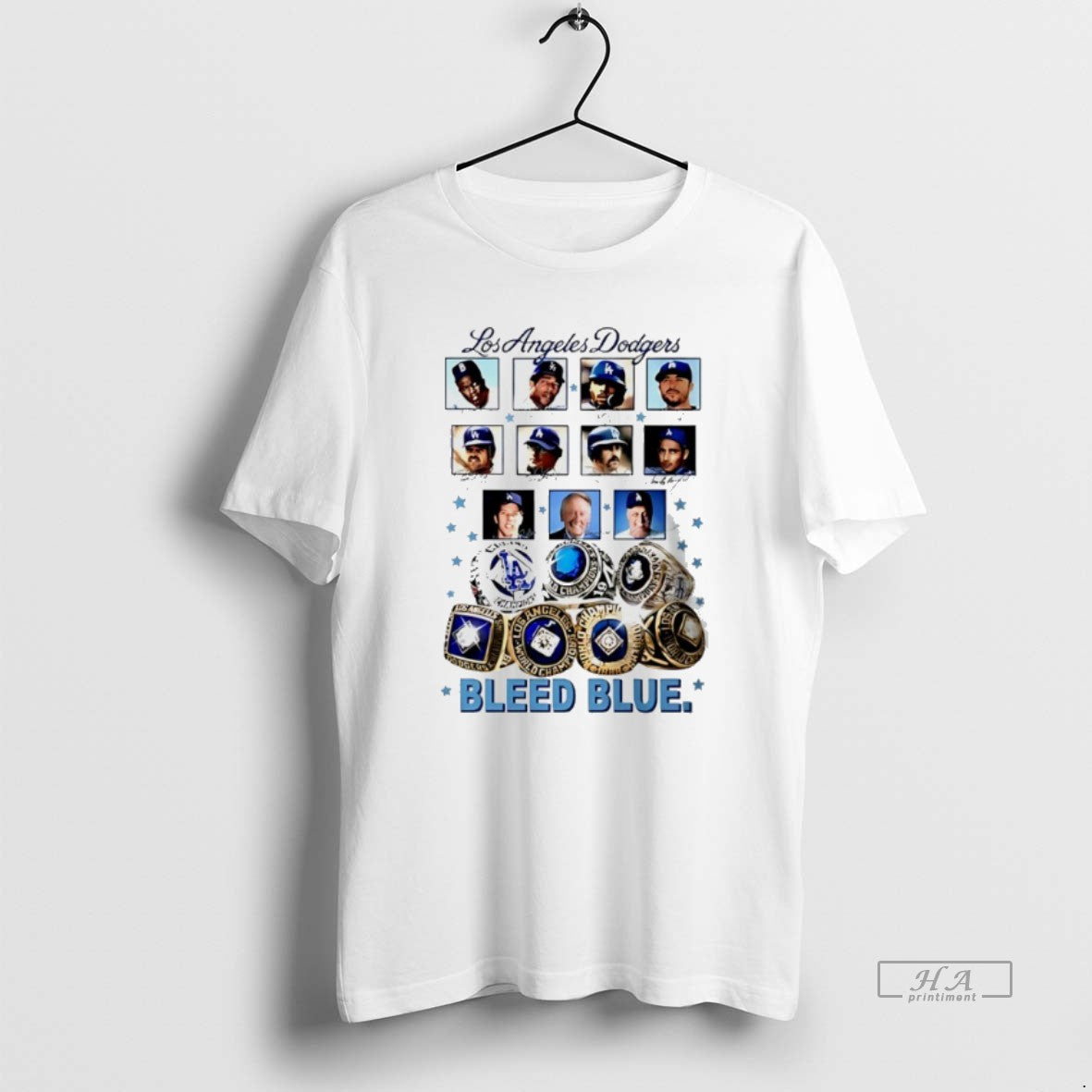 Official Los Angeles Dodgers Bleed Blue Rings