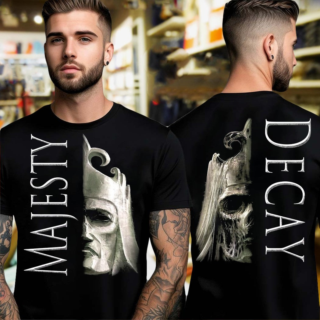 Majesty Decay Gothic Skull Two Sides Unisex