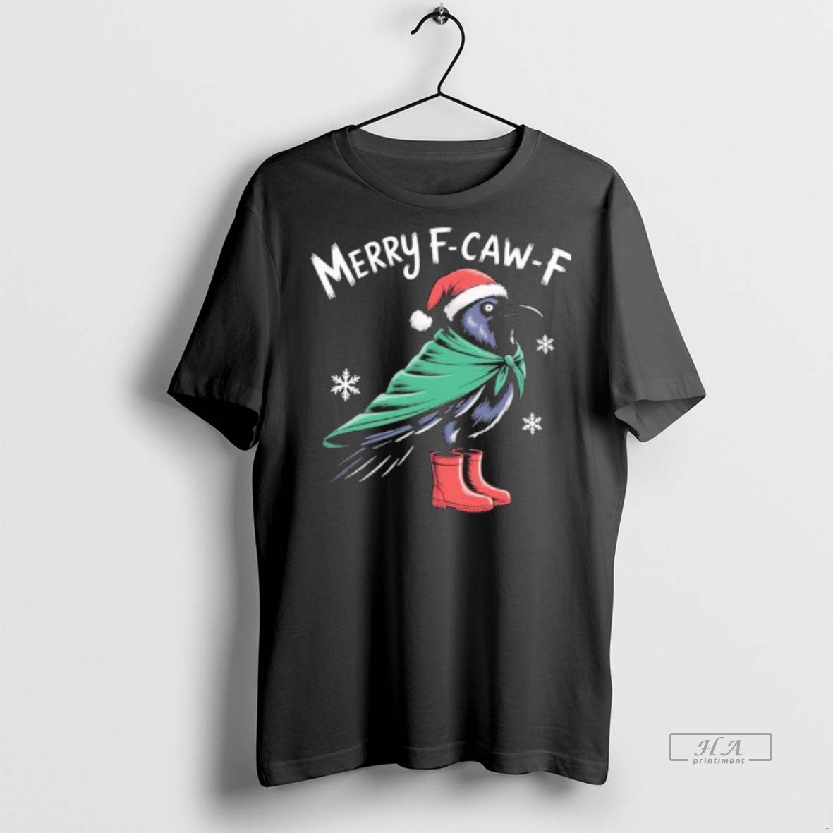 Official Merry F Caw F Christmas Shirt