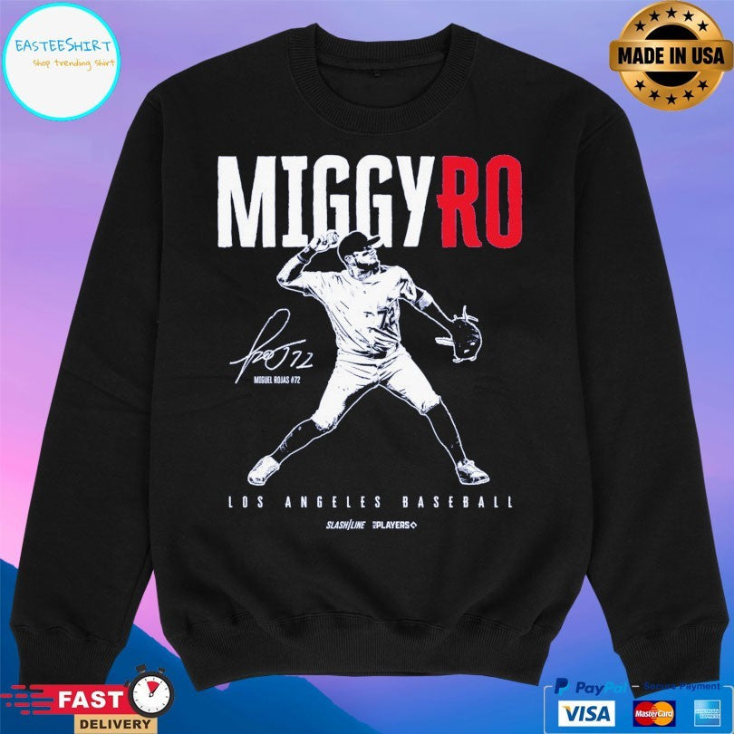 Miggy Ro Miguel Rojas Los Angeles Dodgers Baseball Signature Unisex