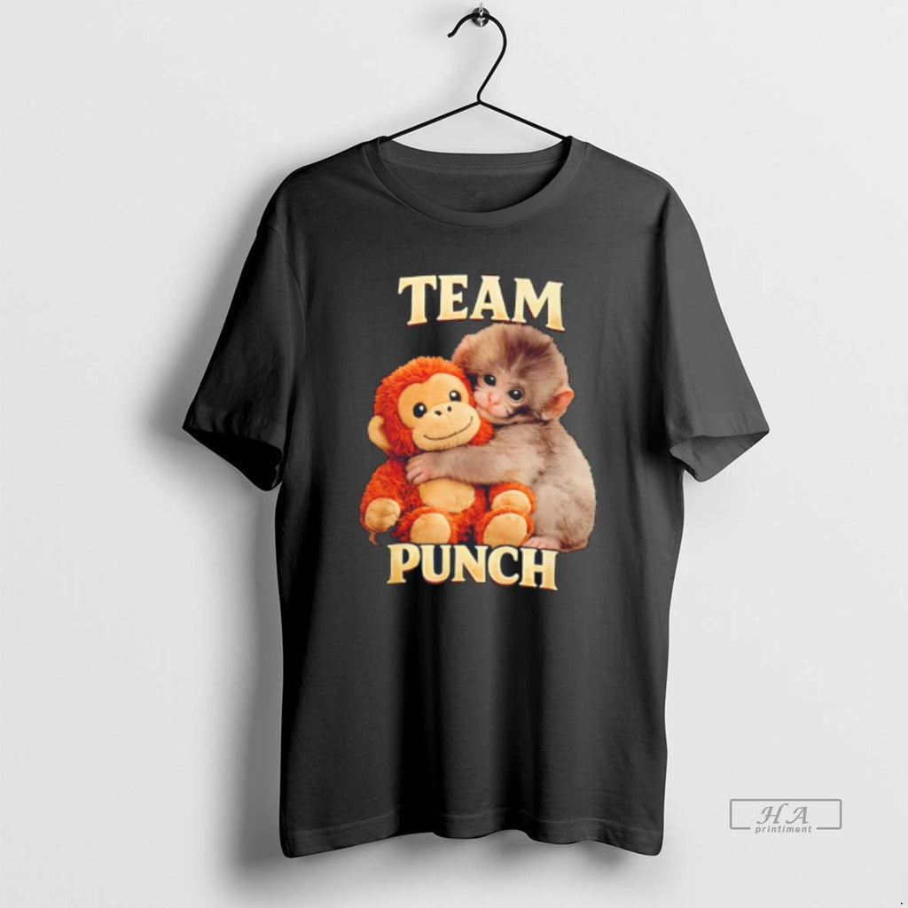 Official Monkey Team Punch Cute Animal Fan Gear 2026 Tee Unisex