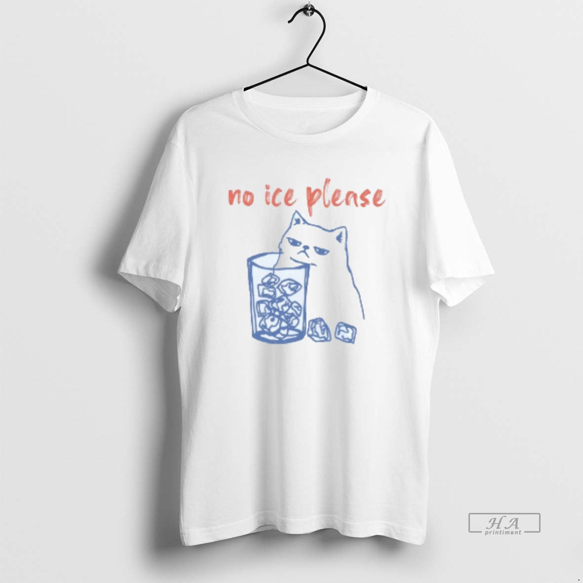 Official No Ice Please Cat Abolish Ice Mens White Tee Unisex
