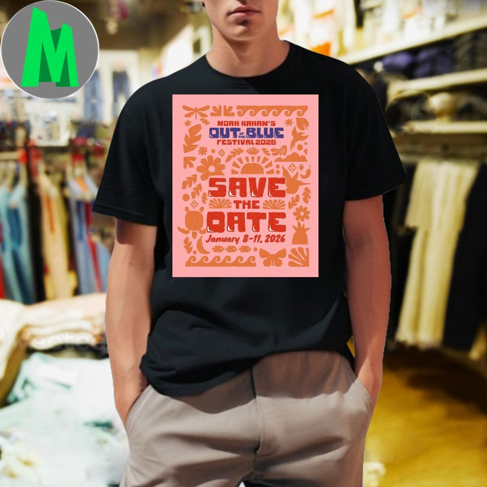 Noah Kahan’s Out Of The Blue Festival 2026 Concert Poster Unisex