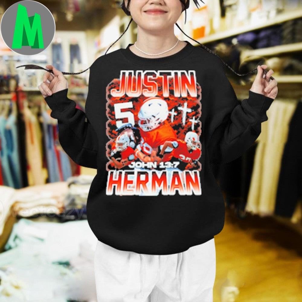 Number 5 Justin Herman Shirt Unisex