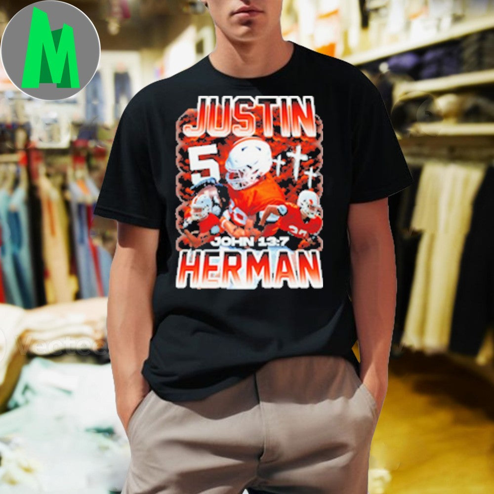 Number 5 Justin Herman Shirt Unisex
