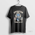 Official Operation Lions Roar February 28 2026 Israel America Support Unisex