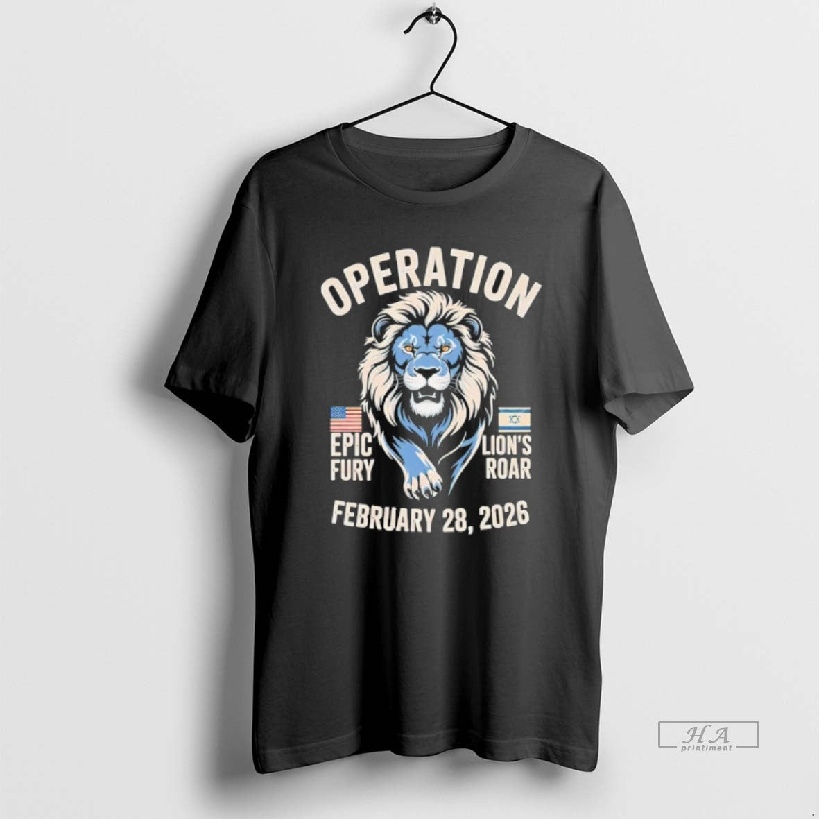 Official Operation Lions Roar February 28 2026 Israel America Support Unisex