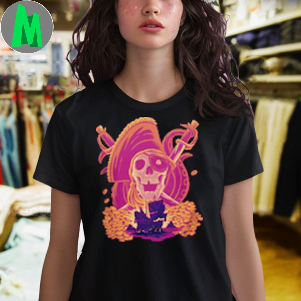 Pirate’s Treasure Skull Shirt Unisex