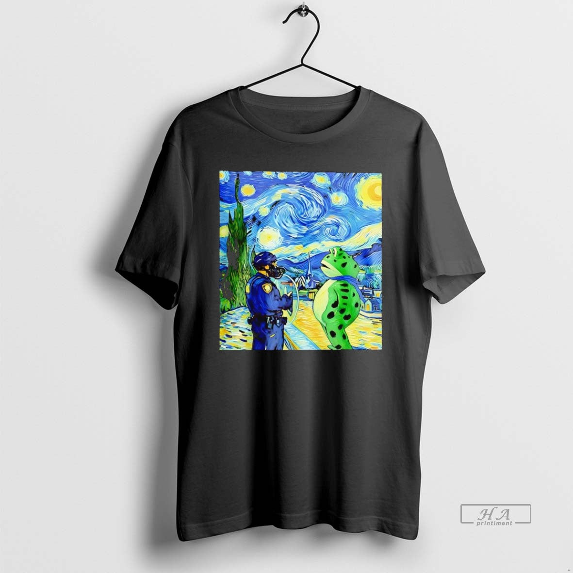Official Polish Portland Frog Starry Night