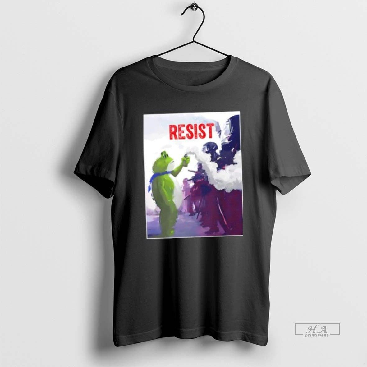 Official Portland Frog Protest Resist Abolish Ice
