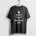 Official Portland Frog Keep Calm And Protest On Ceramic Ceramic And Classic Dad Cap