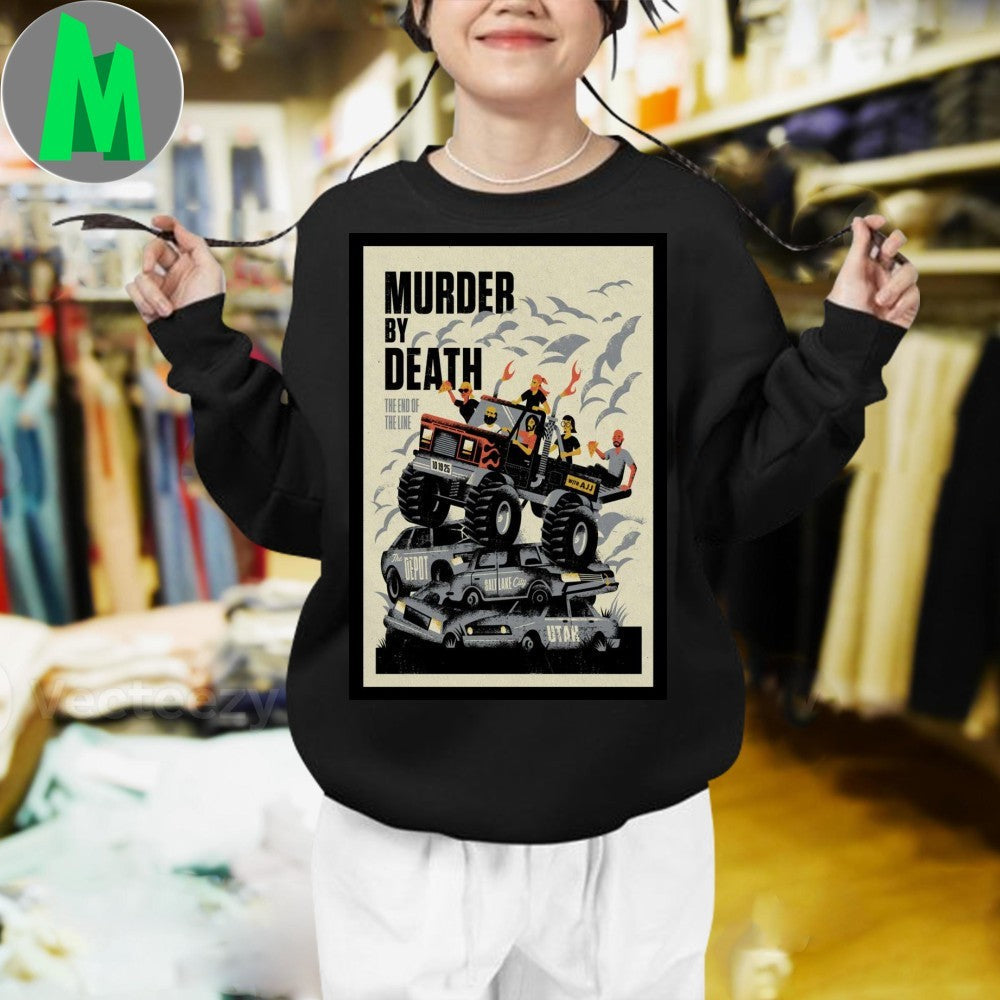 Poster Murder By Death Tour Salt Lake City, Utah 10.19.2025 Shirt Unisex