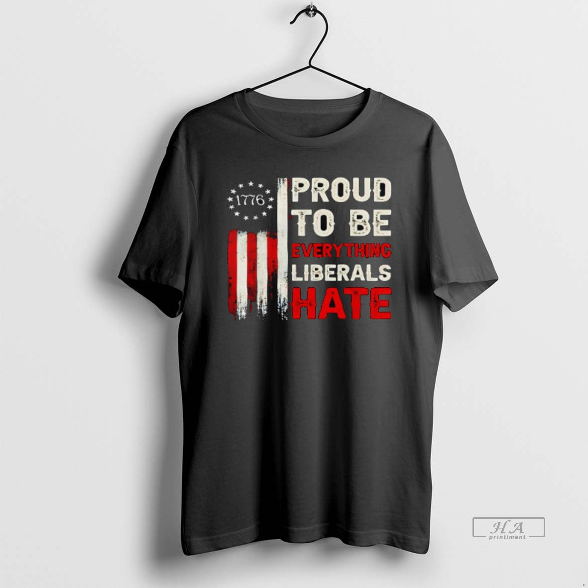 Official Proud To Be Everything Liberals Hat 1776 American Flag Retro Unisex
