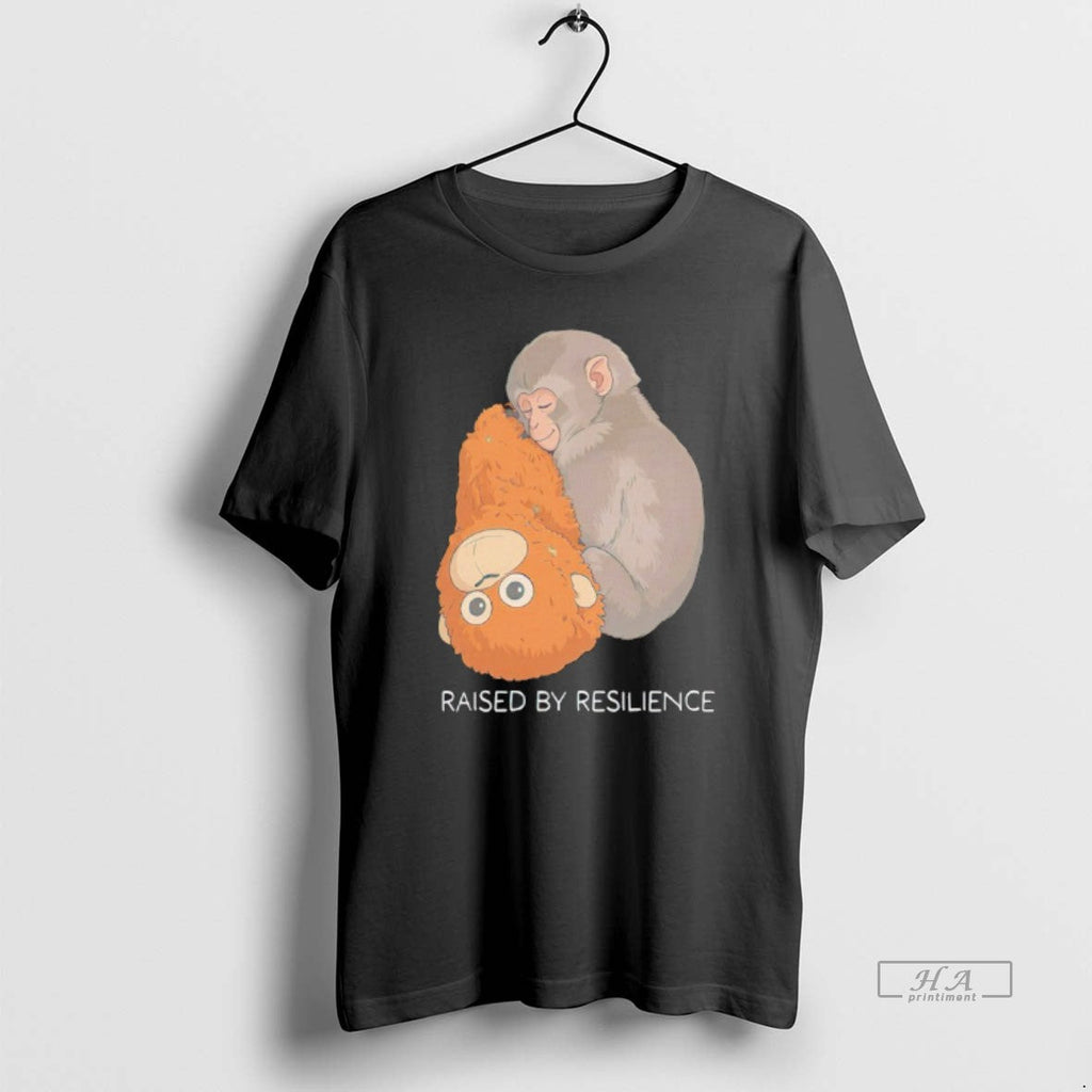 Official Punch Monkey Holding A Stuffed Monkey Raised By Resilience Unisex