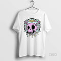Official Quirkies Skull Two Crossbones Melting Vintage