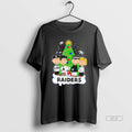 Official Raiders Peanuts With Friends Christmas