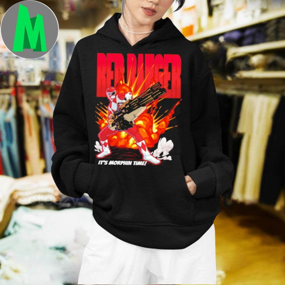 Red Ranger It’s Morphin Time Shirt Unisex