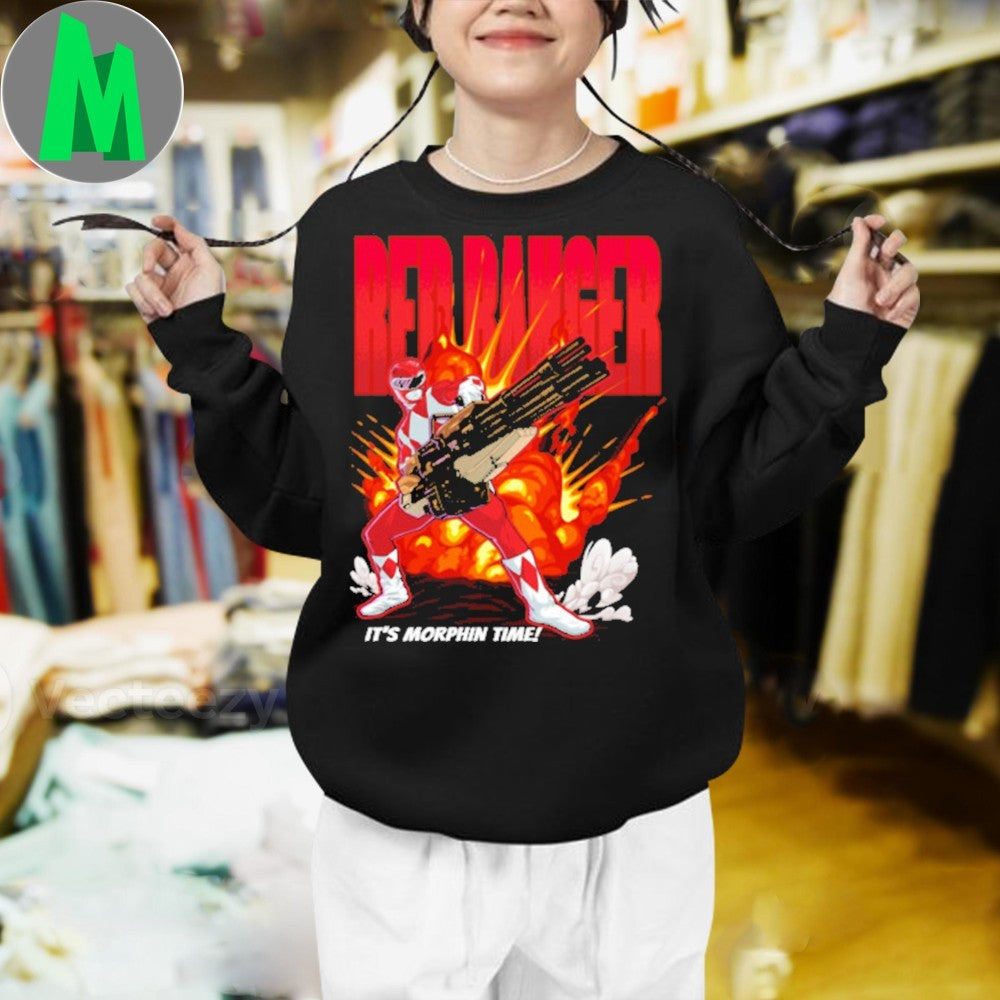 Red Ranger It’s Morphin Time Shirt Unisex