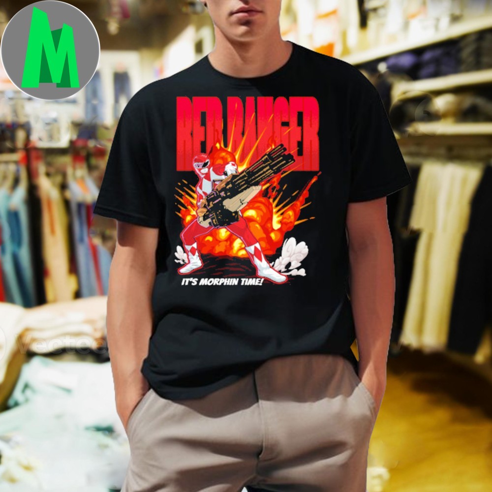 Red Ranger It’s Morphin Time Shirt Unisex