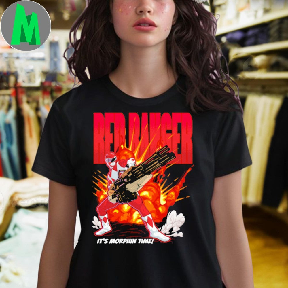 Red Ranger It’s Morphin Time Shirt Unisex