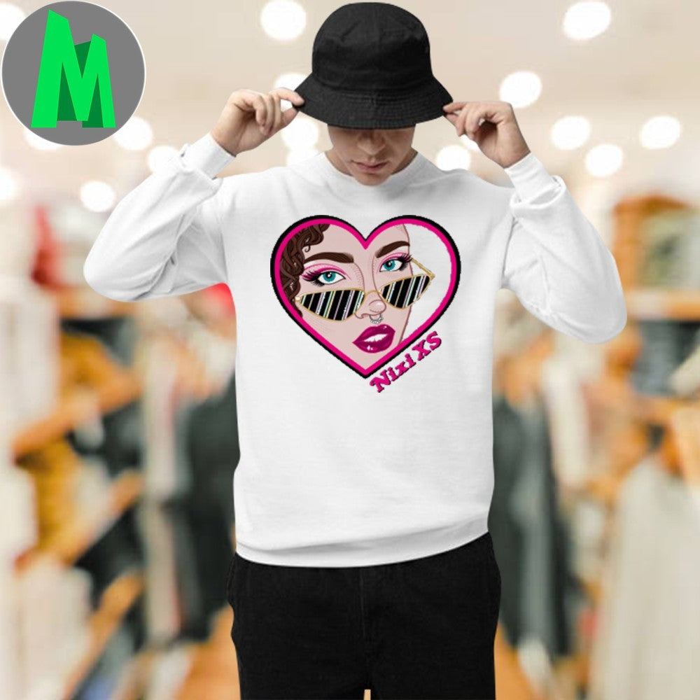 Retro Heart Graphic Shirt Unisex