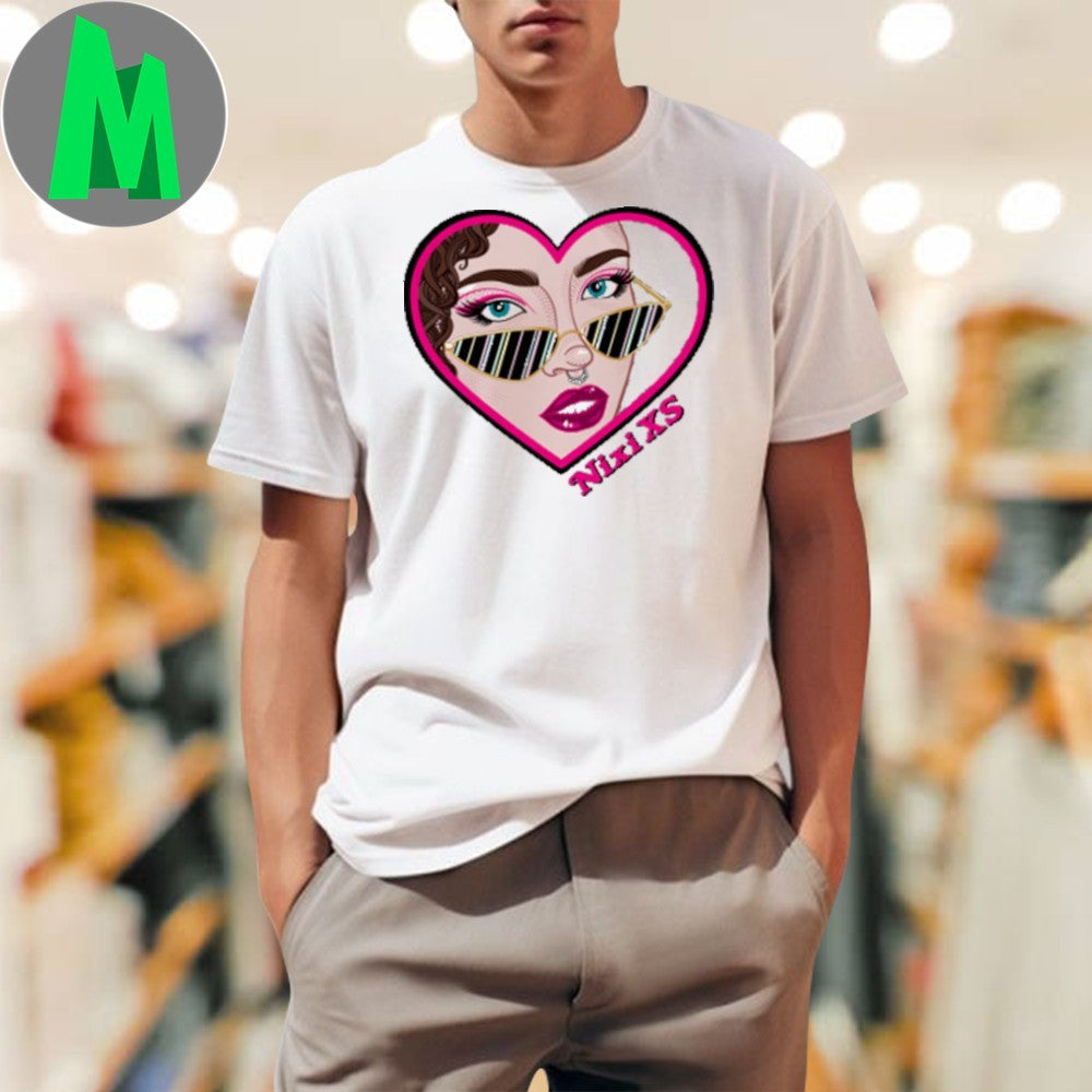 Retro Heart Graphic Shirt Unisex