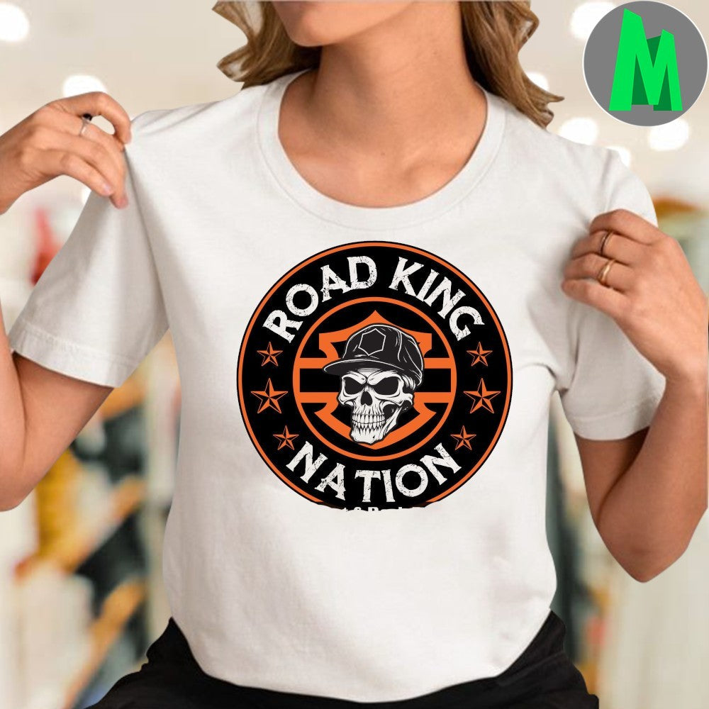 Road King Nation Skull Shirt Unisex