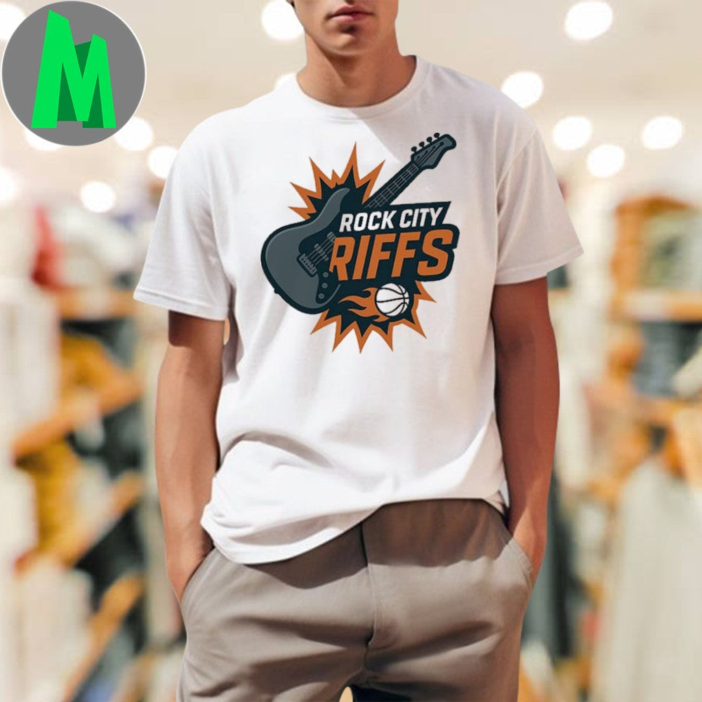 Rock City Riffs Guitar & Basketball Logo Unisex
