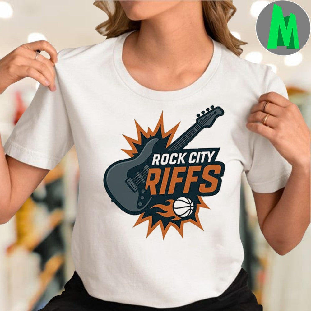 Rock City Riffs Guitar & Basketball Logo Unisex