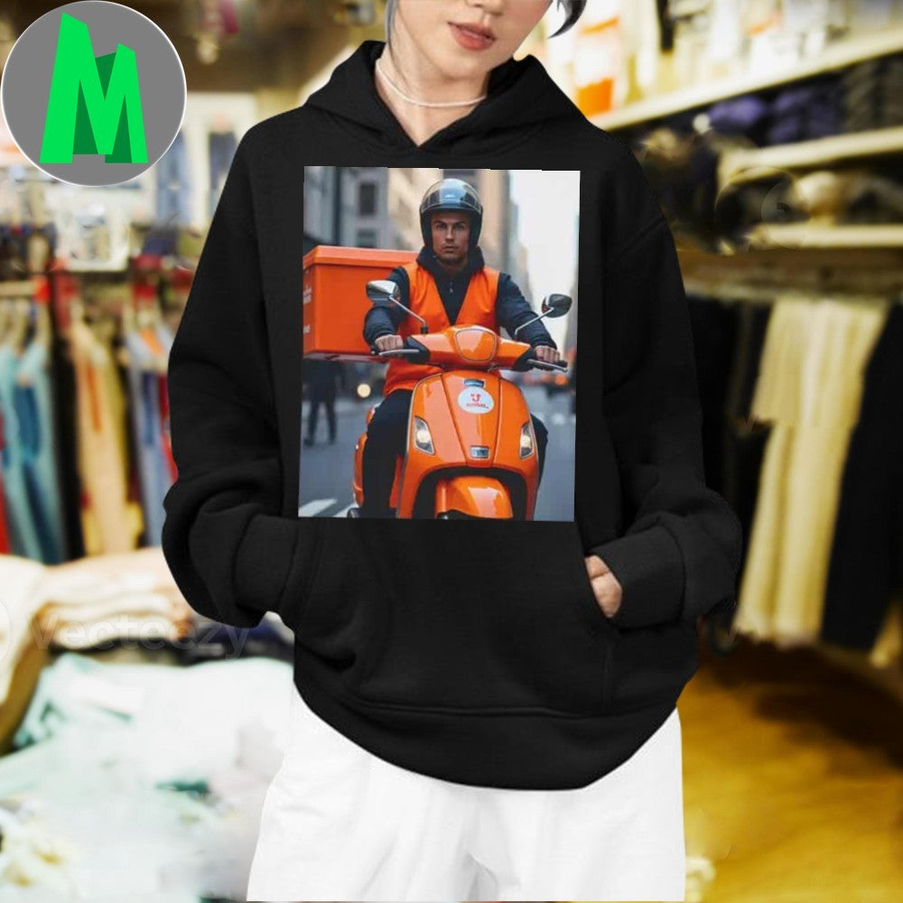 Ronaldo Justt Ate Delivery Rider Shirt Unisex