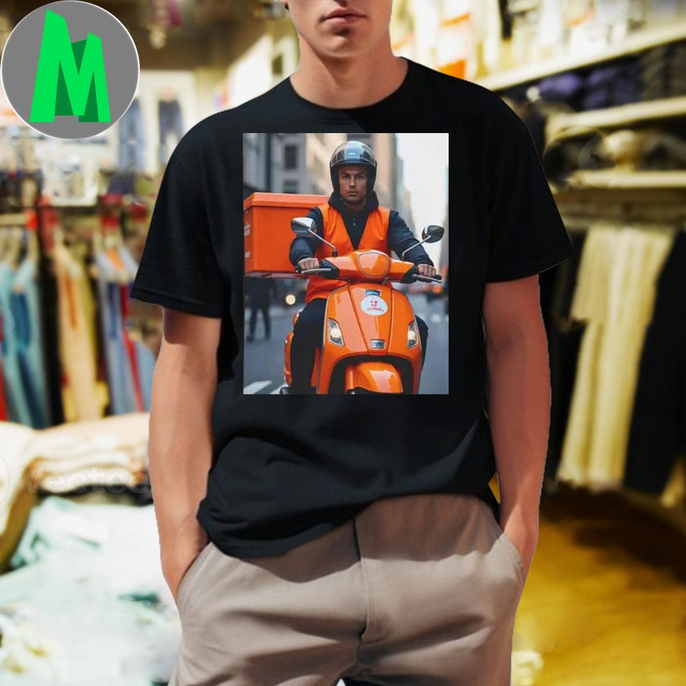 Ronaldo Justt Ate Delivery Rider Shirt Unisex