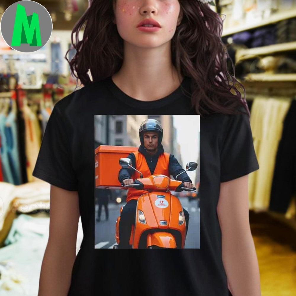 Ronaldo Justt Ate Delivery Rider Shirt Unisex