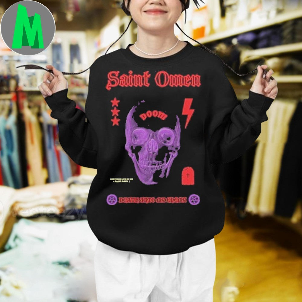 Saint Omen Doom Machine Death Unto My Enemy Youth Shirt Unisex