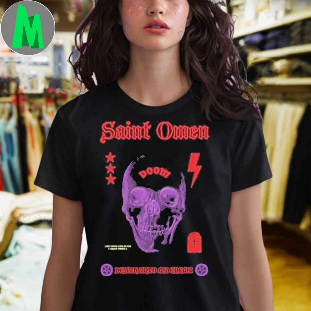 Saint Omen Doom Machine Death Unto My Enemy Youth Shirt Unisex