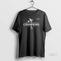 Official Seattle Mariners 2025 American League Champions Logo