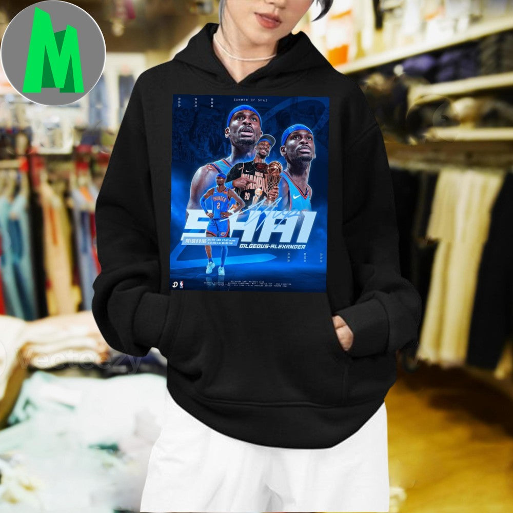 Shai Gilgeous-Alexander OKC Thunder NBA Player Shirt Unisex