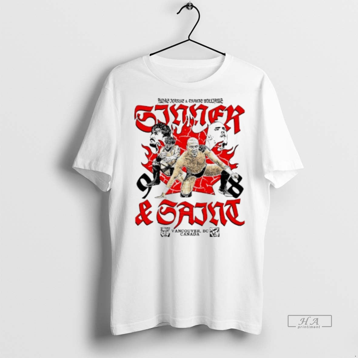 Official Sinner And Saint Judas Icarus Travis Williams Vancouver British Columbia Canada Shirt