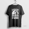 Official Skeleton If Youre Try To Scare Me Im Terrified Of Boobs Halloween
