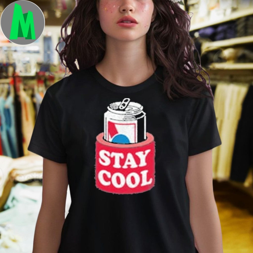 Stay Cool Retro Drink Can Shirt Unisex