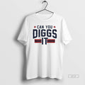 Official Stefon Diggs Can You Diggs It Patriots Mens White Tee