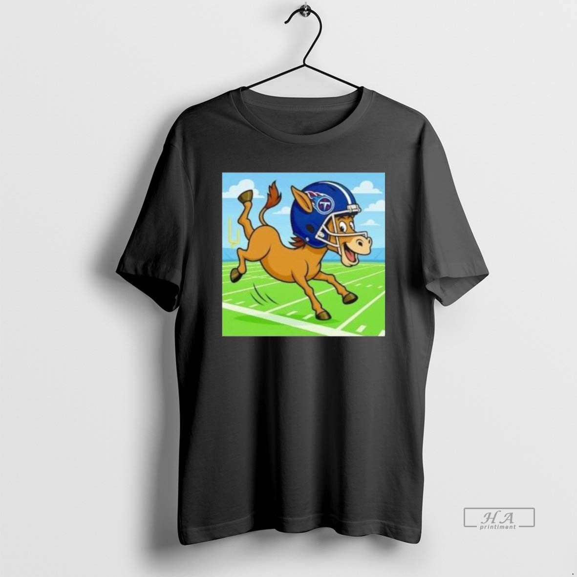 Official T Rac Mascot Tennessee Titans Football Long Sleve