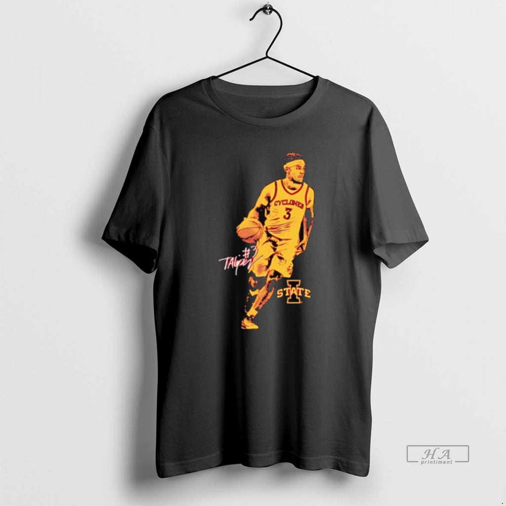 Official Tamin Lipsey 3 Iowa State Cyclones Basketball Siganture Graphic Unisex