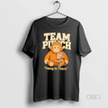 Official Team Punch Hang In There Orange Monkey Hugging Monkey Unisex