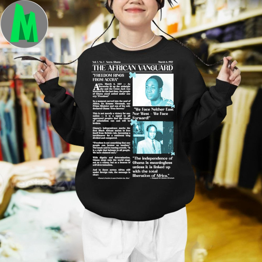 The African Vanguard Ghana Independence Newspaper Shirt Unisex