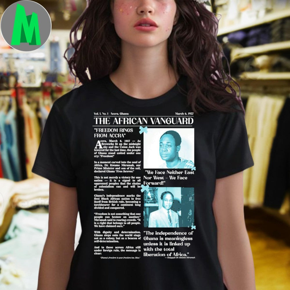 The African Vanguard Ghana Independence Newspaper Shirt Unisex